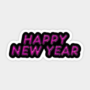 Happy New Year - Pink Sticker